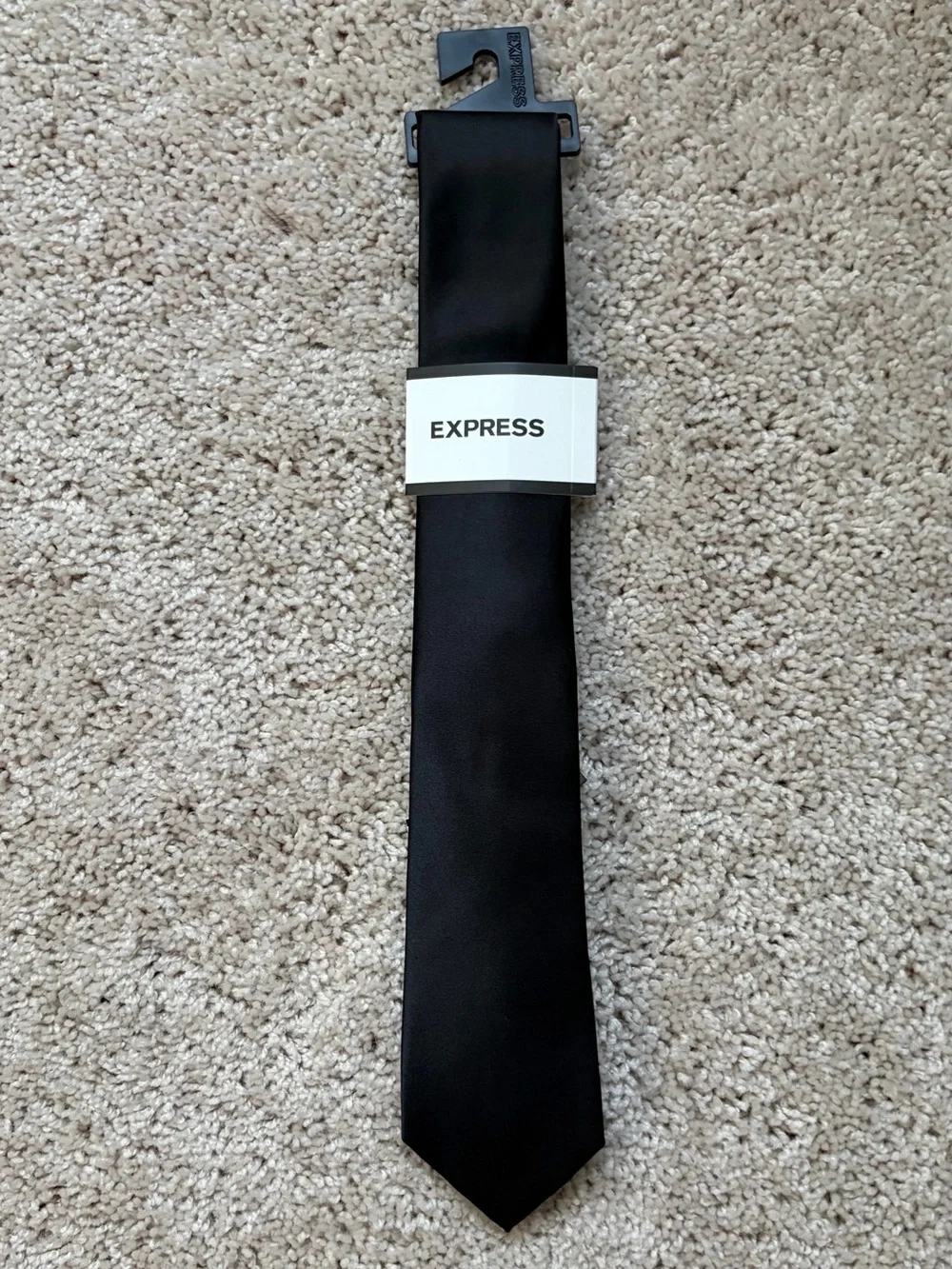 Express Black Necktie